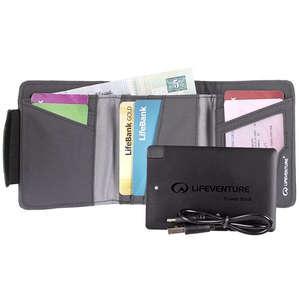 Lifeventure гаманець Recycled RFID Charger Wallet