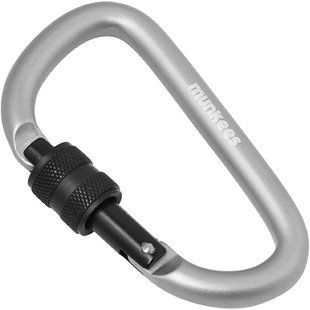 Munkees 3248 карабин D with Screw Lock 8 mm x 80 mm