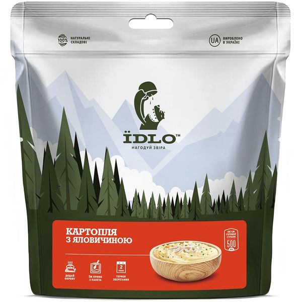 IDLO картофель с говядиной 100 г