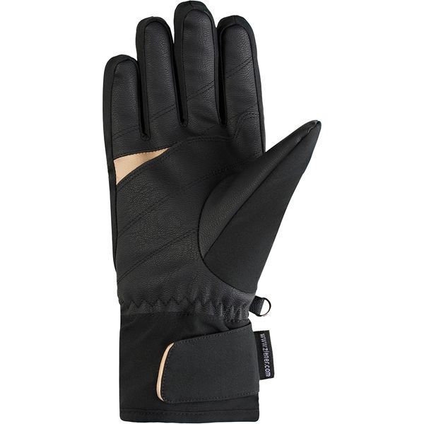 Ziener рукавички лижні Karion W black-gold art 6