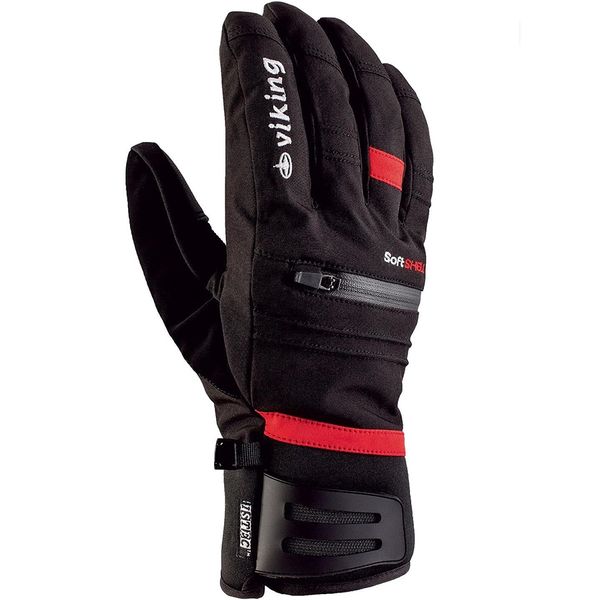 Viking перчатки Kuruk black-red 9