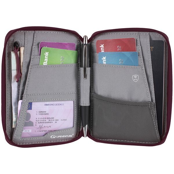 Lifeventure гаманець Recycled RFID Mini Travel Wallet