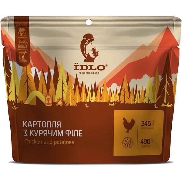 IDLO картофель с куринным филе 90 g