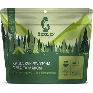 IDLO каша кукурудзяна з насінням чіа і маком 100 g