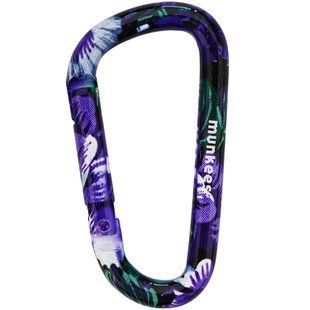 Munkees 3326 карабін Flower Purple 8 mm x 80 mm
