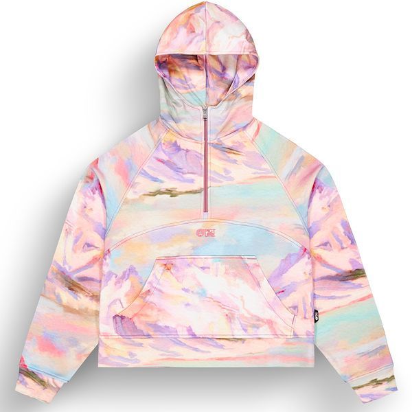 Picture Organic толстовка Quenda 1/2 Zip Printed W montanea print S