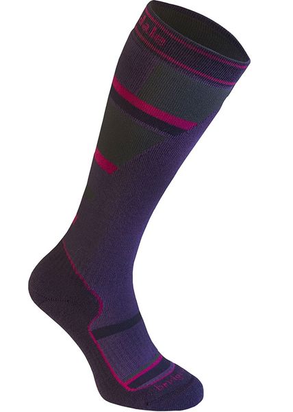 Bridgedale шкарпетки Ski Mountain Jr purple-grey L