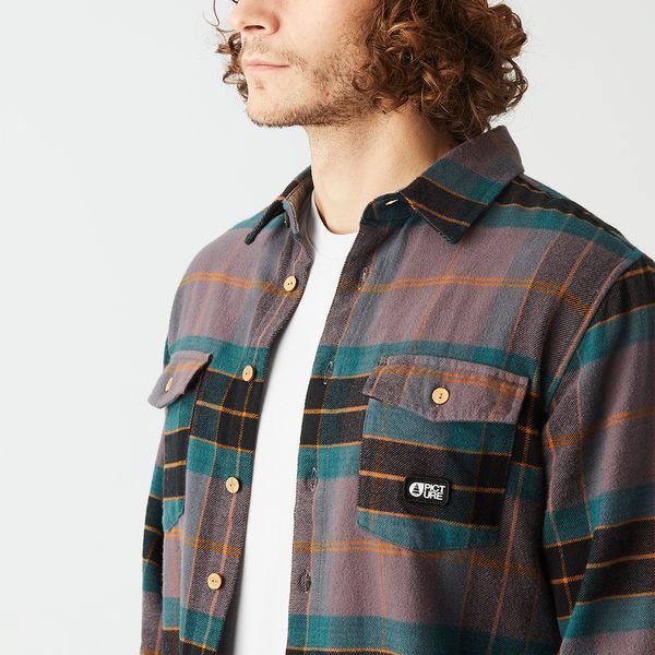 Picture Organic рубашка Hillsboro deep water XXL