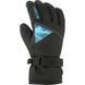 Cairn перчатки лыжные Optima Pure Jr black-turquoise 8