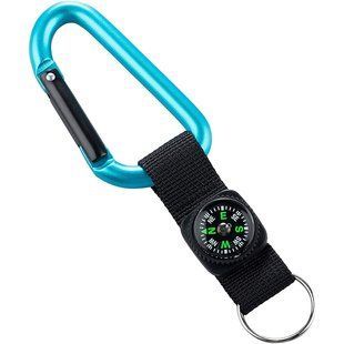 Munkees 3228 карабин 8 mm with strap, compass, keyring