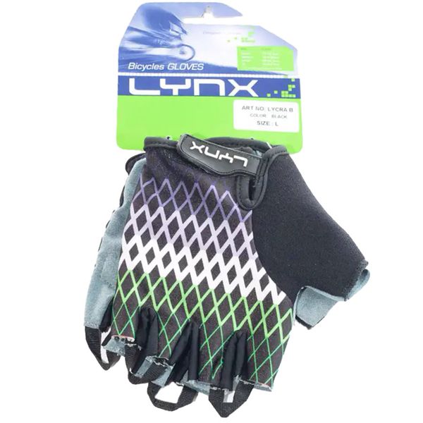 Lynx перчатки Lycra black M