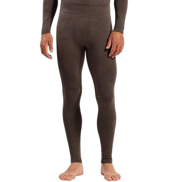 Odlo термобрюки Seamless Performance Wool brown granite S