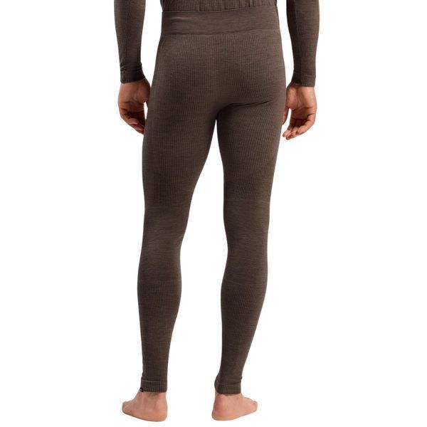 Odlo термобрюки Seamless Performance Wool brown granite S