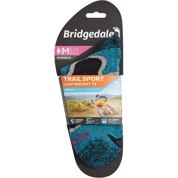 Bridgedale носки Trail Sport LW T2 W turquoise S