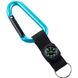 Munkees 3228 карабін 8 mm with strap, compass, keyring - 1