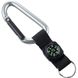 Munkees 3228 карабин 8 mm with strap, compass, keyring - 1