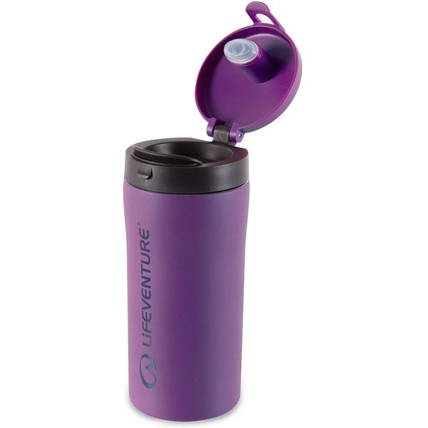 Lifeventure кухоль Flip-Top Thermal Mug purple