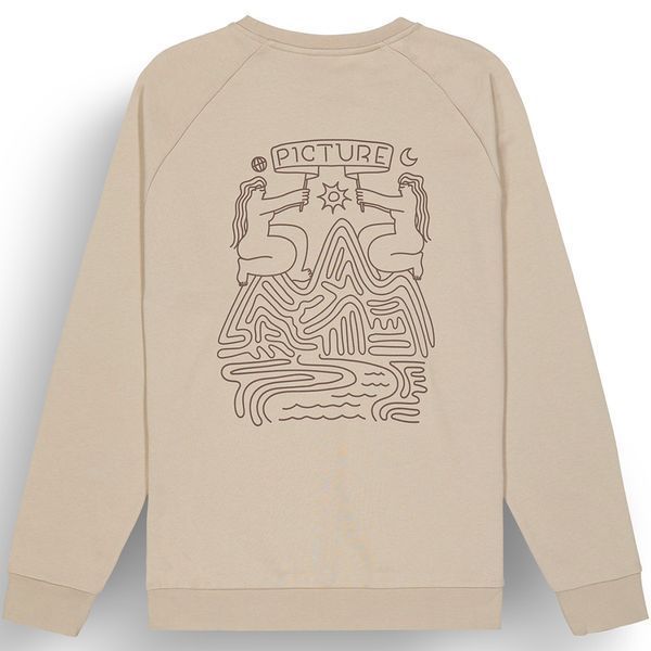 Picture Organic світшот Terra plaza taupe M