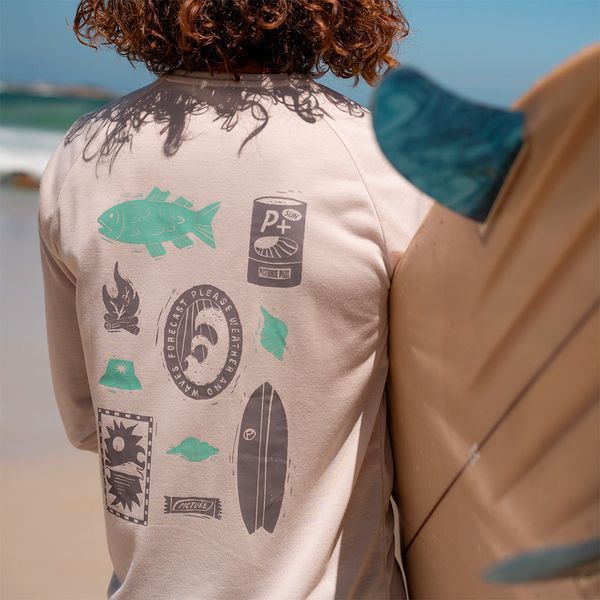 Picture Organic реглан Maribo LS Surf wind chime M