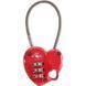 Munkees 3606 брелок-замок TSA Combi Lock Heart red