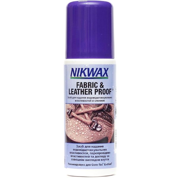 Nikwax пропитка для обуви Fabric-Leather Proof 125 ml
