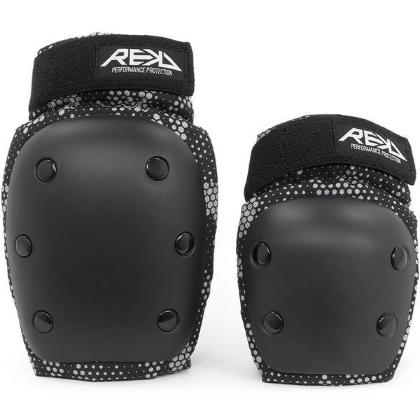 REKD защита набор Heavy Duty Double Jr black-grey S
