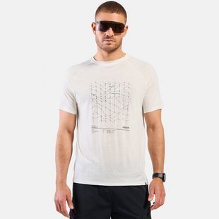 Odlo футболка Merino Tencel Hyper Map gardenia melange M