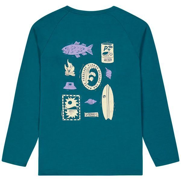 Picture Organic реглан Maribo LS Surf deep water L