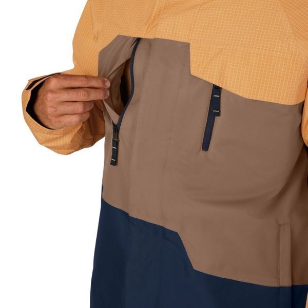 686 куртка сноубордична Geo Insulated 2027 chamois grid colorblock M
