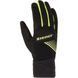 Ziener велоперчатки Dirich Touch black-poison yellow 7