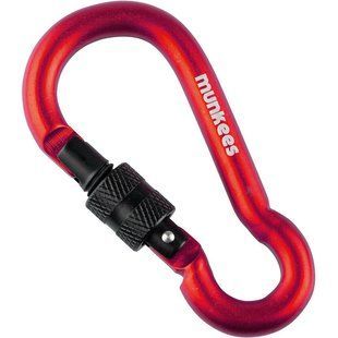 Munkees 3247 карабин Pear with Screw Lock 7 mm x 70 mm