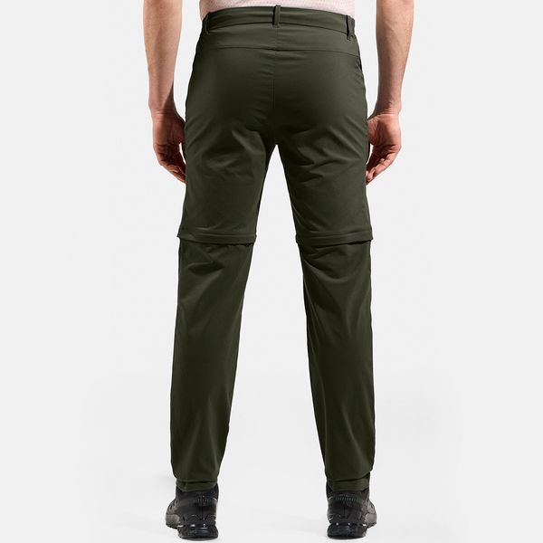 Odlo брюки трекінгові Ascent Light Zip-off forest night 52