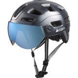 Cairn велошлем Quartz Visor LED USB shiny shadow 52-58