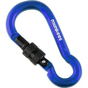 Munkees 3247 карабин Pear with Screw Lock 7 mm x 70 mm