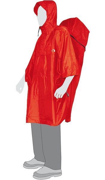 Tatonka пончо Cape Man red L