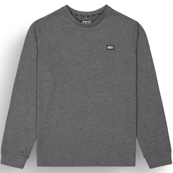 Picture Organic реглан Sican LS dark grey melange S