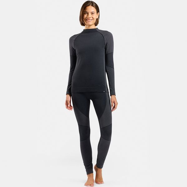Odlo термобрюки Seamless Performance Wool W black M