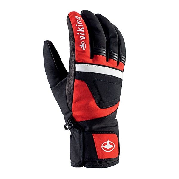 Viking перчатки Hurricane black-red 9