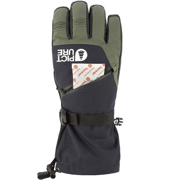 Picture Organic перчатки Kincaid GT112A lychen green-dark blue 12