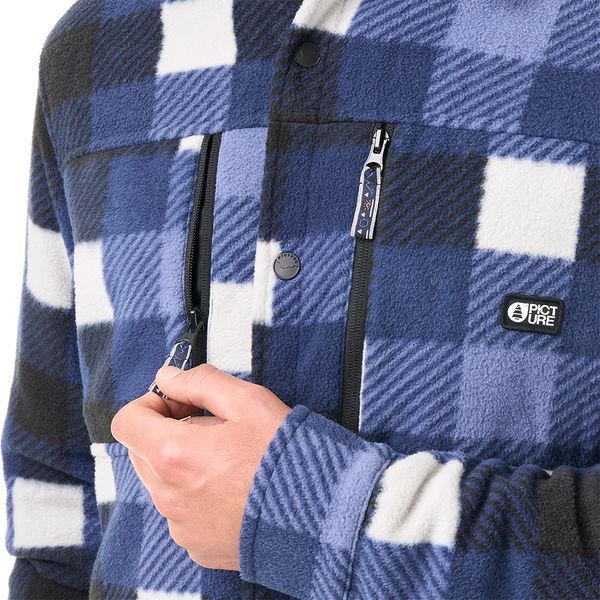 Picture Organic куртка флісова Bemidji bluplaid print M