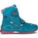 LOWA черевики Milo Evo GTX MID Jr turquoise-fuchsia 36.0