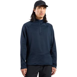 Odlo реглан флисовый Essential Warm 1/2 dark sapphire M