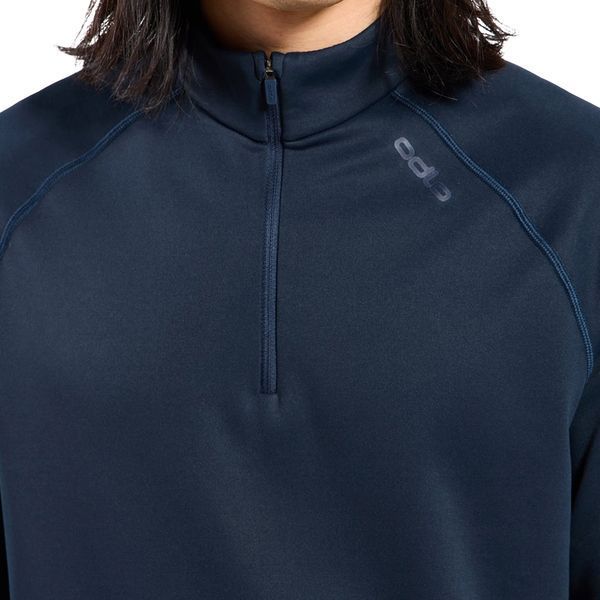 Odlo реглан флисовый Essential Warm 1/2 dark sapphire M