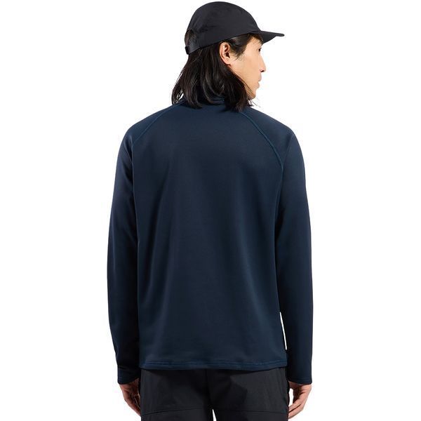 Odlo реглан флисовый Essential Warm 1/2 dark sapphire M