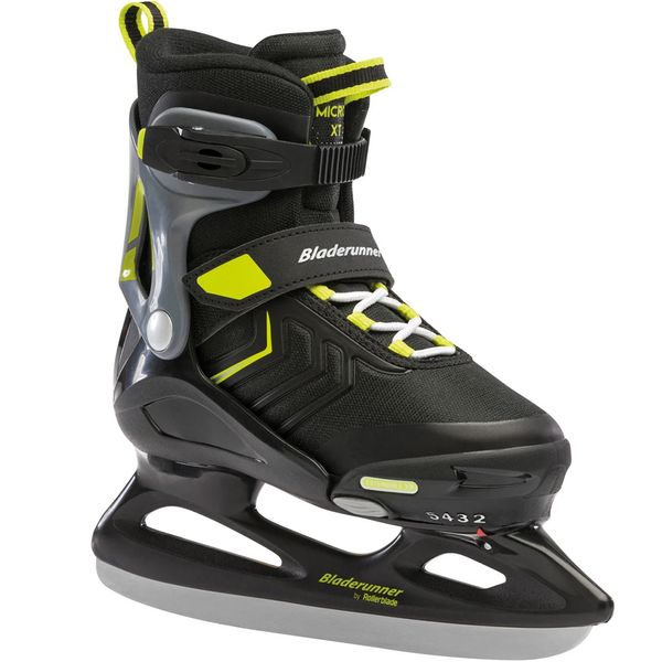 Bladerunner ледовые коньки Micro XT Ice black-lime 29-34