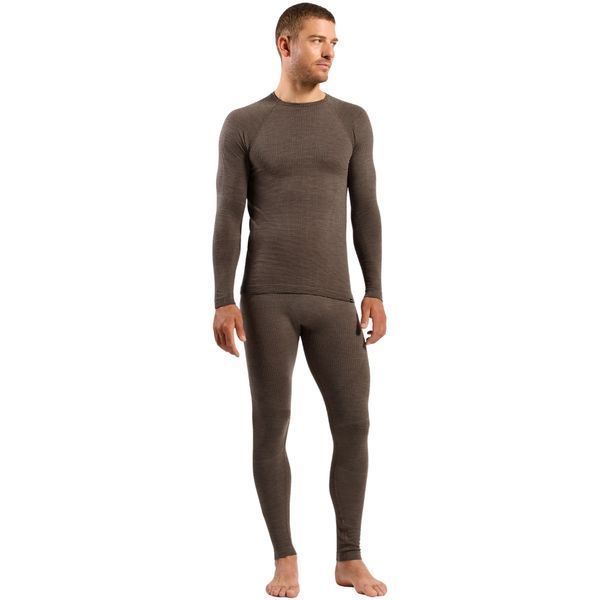 Odlo реглан Seamless Performance Wool brown granite S