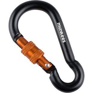 Munkees 3249 карабін Pear with Screw Lock 8 mm x 80 mm