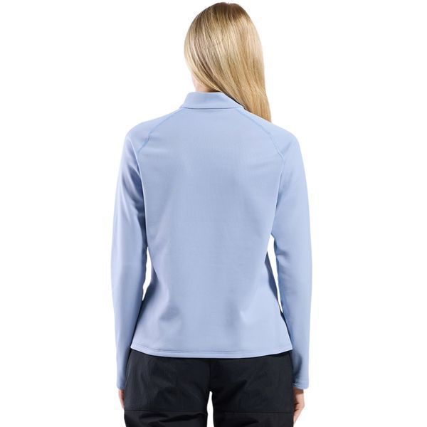 Odlo реглан флисовый Essential Warm 1/2 W blue heron XS