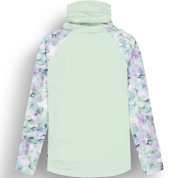 Picture Organic реглан Pagaya High W blurry water print-silt green XS