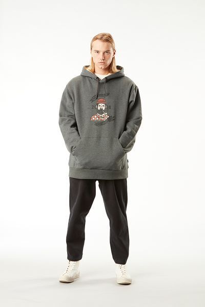Picture Organic толстовка Chuchie Plush Hoody dark grey melange XL
